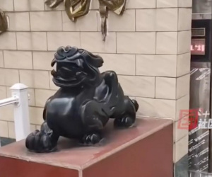 Bệnh viện Trung Quốc hứng chỉ trích vì đặt tượng tỳ hưu khiến bệnh nhân 'vào được không ra được'