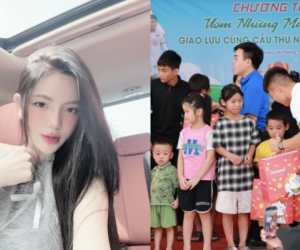 Chu Thanh Huyền khoe vai trần gợi cảm, chuẩn bị cùng Quang Hải lên núi làm từ thiện trước khi về nhà chồng đón tết