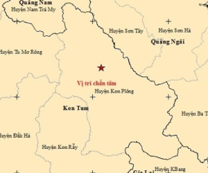 Kon Tum xảy ra liên tiếp 5 trận động đất trong ngày 28 Tết