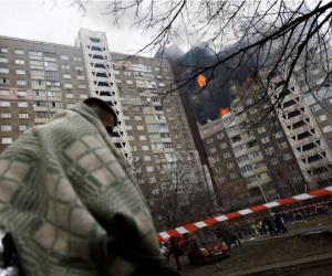 Kiev và nhiều thành phố của Ukraine bị tấn công tên lửa