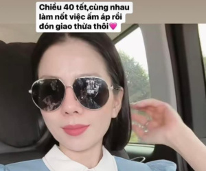 Lệ Quyên thả nhẹ tấm ảnh selfie ngày cuối năm, nhưng lại gây cười với dòng chữ: 'Chiều 40 Tết'
