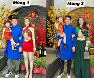 Outfit diện Tết hở hết da thịt của gái một con gây tranh cãi, ai cũng quan tâm thái độ anh chồng