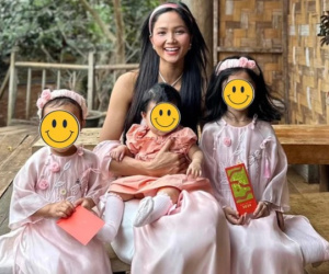 H’Hen Niê lên tiếng thông tin đã sinh 3 bé gái, nhờ người mang thai hộ