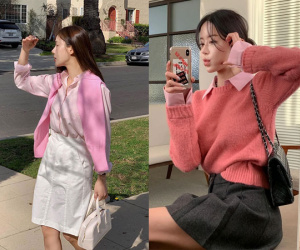 10 cách mặc trang phục màu hồng sành điệu từ công sở ra phố