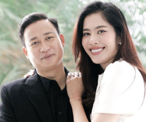 Đến lượt chồng Nam Em livestream thách thức, người đẹp còn hùng hồn tuyên bố: 'Giờ chồng tao chấp hết'