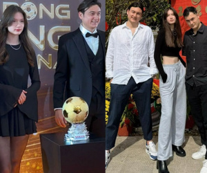 Em gái sinh năm 2007 của Đặng Văn Lâm chiếm trọn spotlight với đôi chân 'cực phẩm' ở Gala Quả Bóng Vàng