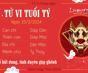 Tử vi thứ 3 ngày 20/2/2024 của 12 con giáp: Tý cát tường, Dậu hào phóng