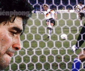 Chuyện ít biết về quả phạt đền khiến Maradona phải khóc, còn Andreas Brehme từ thợ máy trở thành người hùng nước Đức