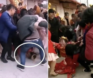Đang rước dâu thì bị dân làng chặn đường vòi tiền lì xì, nhà trai làm 1 việc khiến cả làng cô dâu sững sờ