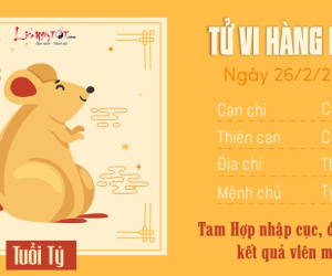Tử vi thứ 2 ngày 26/2/2024 của 12 con giáp: Dần chán nản, Mùi dễ thăng tiến