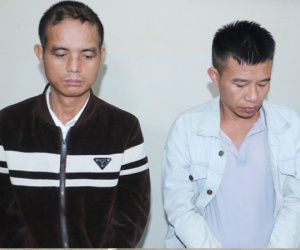 Bắt quả tang 2 đối tượng đang vận chuyển 15 bánh heroin