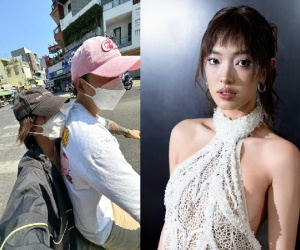 Sau khi rút lui khỏi Fashion Week, Châu Bùi khoe khoảnh khắc hiếm bên Binz