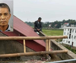 Người đàn ông đâm vợ và mẹ vợ rồi cố thủ trên nóc nhà nghỉ