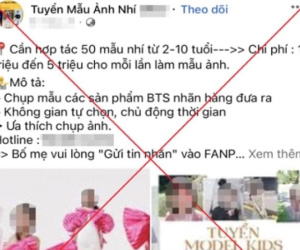 Ứng tuyển cho con làm mẫu ảnh nhí, người phụ nữ ở Hà Nội bị lừa hơn 300 triệu đồng