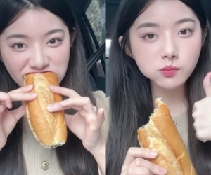 Chán mukbang bình thường, tiên nữ ngồi ăn trong xế hộp, khéo léo 'chơi chiêu' giữa ồn ào đạo nhái