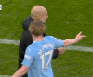 De Bruyne vùng vằng vì bị thay ra, Pep Guardiola phản ứng bất ngờ