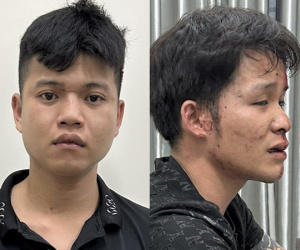 Bắt 2 đối tượng vi phạm giao thông, ném đá vào cảnh sát 911