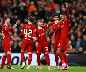 Liverpool thắng 11-2, thẳng tiến tứ kết Europa League