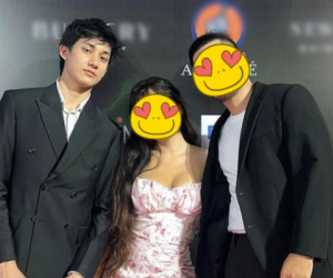 Hé lộ hình ảnh bạn trai tin đồn của Thiều Bảo Trâm bẽn lẽn khi dự sự kiện ở TP.HCM