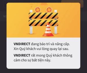 Nhà đầu tư sốt ruột khi chưa thể giao dịch tại VNDIRECT
