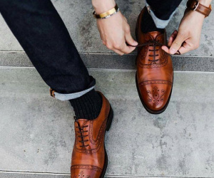 Gợi ý phối đồ với giày Oxford nam chuẩn quý ông lịch lãm