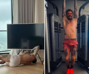 Bài tập giúp David Beckham giữ cơ bụng sáu múi ở tuổi 48