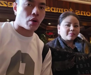 Lê Dương Bảo Lâm ở Mỹ: Đi ăn nhà hàng đem đồ thừa về, bị mọi người nhìn với ánh mắt không hay