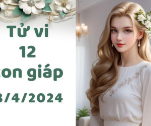Tử vi 12 con giáp hôm nay - thứ 4 ngày 03/04/2024: Mão xích mích, Mùi 'đỏ tình đỏ cả bạc'