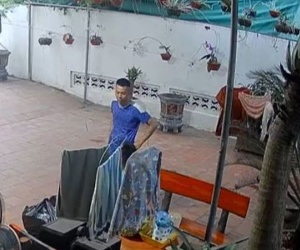 Clip phạm nhân trốn trại đi vào nhà dân ở Thanh Hoá