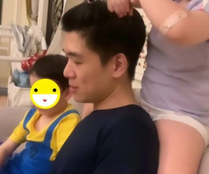Anh chồng Hoa hậu Đỗ Mỹ Linh làm bố đơn thân, có cú "xả vai" cực đỉnh khi về nhà