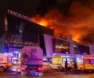 Khủng bố ở Moscow: Nga điều tra nhóm phụ trách cháy nổ ở trung tâm hòa nhạc