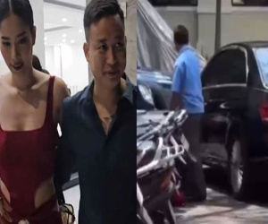 Chồng sắp cưới của Nam Em lái ô tô húc liên tục vào các xe máy tại sân Sở Thông tin và Truyền thông TP.HCM