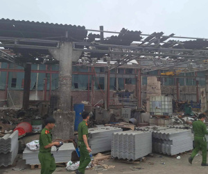 Sau tiếng nổ lớn, 1 người tử vong tại cụm công nghiệp Phú Lâm