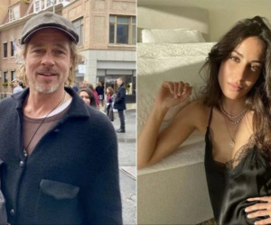 Bạn gái kém 29 tuổi xoa dịu Brad Pitt