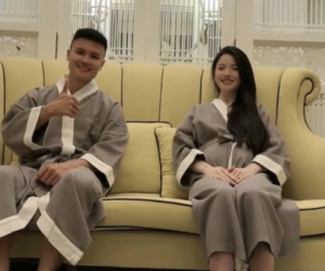 Quang Hải đưa vợ bầu Chu Thanh Huyền đi Phú Quốc, massage thư giãn sau giai đoạn 'cơm chan nước mắt' vì nghén