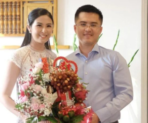 Hé lộ ảnh hiếm trong lễ dạm ngõ kín đáo của Hoa hậu Vbiz, 3 năm sau mới tổ chức đám cưới vì lý do này
