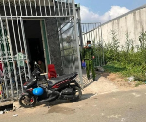 Cô gái quê Quảng Ngãi bị siết cổ chết tại phòng trọ ở Long An