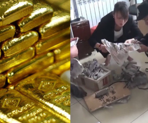 2 người đàn ông mua 30kg vàng miếng, về nhà phát hiện trong hộp lại là 25kg đá: Cảnh sát ập vào một kho hàng, 2 đối tượng bị bắt giữ