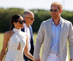 Người hâm mộ tinh ý phát hiện chi tiết thú vị ẩn sau chiếc váy trắng của Meghan, có liên quan đến Harry