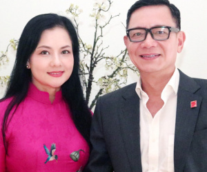 Vợ chồng Thu Quế -  Phạm Cường vào vai kẻ thù trong phim Trạm cứu hộ trái tim