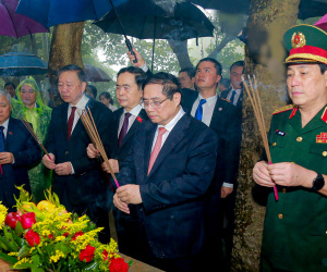 Lãnh đạo Đảng, Nhà nước dâng hương giỗ Tổ Hùng Vương