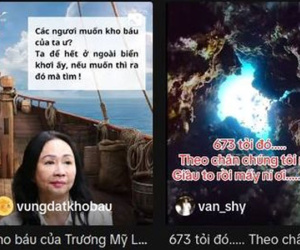 Tạo trend 'đi tìm kho báu bà Trương Mỹ Lan giấu ngoài biển', coi chừng vi phạm pháp luật