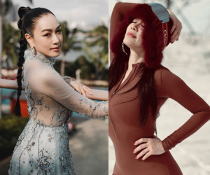 Nữ diễn viên gốc Việt U60 đứng cạnh chồng kém 12 tuổi vẫn xứng đôi nhờ chăm uống cốc nước giảm béo, chống già