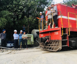 Khắc phục xong sự cố hầm Bãi Gió, đường sắt Bắc - Nam thông tuyến