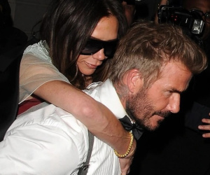 Góc chồng nhà người ta: David Beckham cõng vợ ra về sau khi tan tiệc vào lúc 2h30 sáng, quan tâm đến từng chi tiết nhỏ