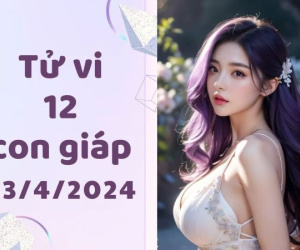 Tử vi 12 con giáp hôm nay - thứ 3 ngày 23/04/2024: Sửu lộc lá, Dậu bản lĩnh