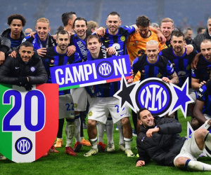 Thắng nghẹt thở AC Milan, Inter vô địch Serie A sớm 5 vòng đấu