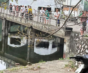 Cô gái tử vong ở hồ Công viên Tuổi trẻ Thủ đô