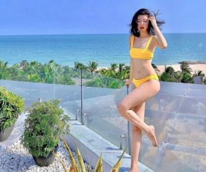 Gọi Thúy Ngân là 'chiến thần' bikini hệ màu với tủ đồ rực rỡ không để đâu cho hết