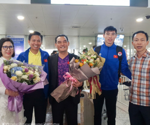 U23 Việt Nam về nước sau hành trình ở VCK U23 châu Á 2024